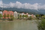 Innsbruck Mariahilf at the river Inn