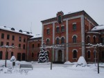 Rosenheim Rathaus im Winter
